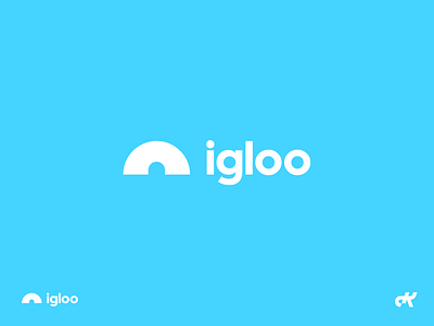 igloo branding identity igloo logo simple