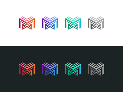 mmm branding identity logo m triple m