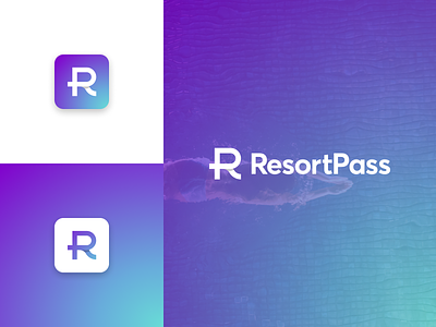 Resort Booking Site Concept booking site branding clean identity logo minimal monogram resort rp travel vacation