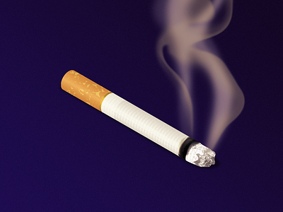 Poisonous cigarette inktober inktober 2018 isometric smoke vectober