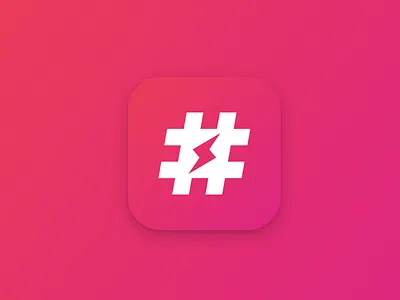 Jetpack hashtag hashtags icon icongraphy instagram jetpack jetpack app lightning redesign