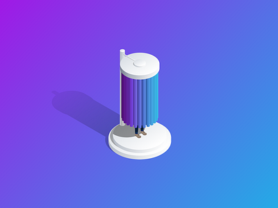 The man behind the curtain blog commerce ecommerce gradient illustration isometric moltin moltin api wizard of oz