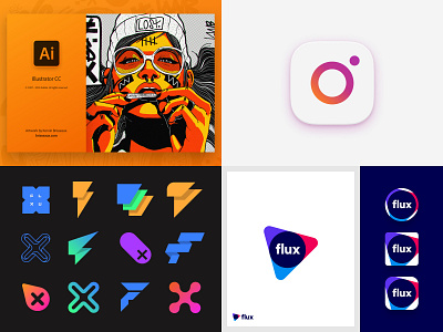 2018 - Top 4 app icon branding iconography identity logo logo design ui uidesign