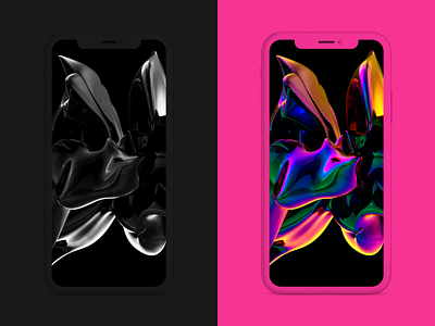 FREE Shit 3d abstract art c4d gradient iphone iphone x iphone xr wallpaper