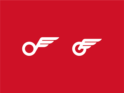 Detroit Red Wings branding d detroit red wings hockey identity logo logo design modern wing