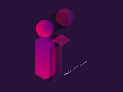 i 36 days of type 36 days of type lettering 36dayoftype 36days i abstract art gradient isometric typogaphy