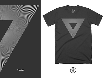 Trianglism apparel apparel design cotton bureau minimalistic nucleus tshirt tshirt design