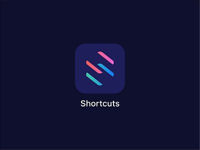 Shortcuts app icon apple branding icon iconography icons identity logo s shortcuts