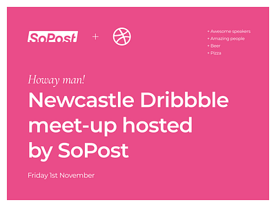 Newcastle Dribbble Meet-up