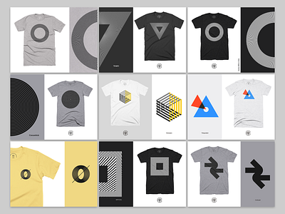 T-Shirts abstract apparel apparel design clothing cotton bureau geometric tshirts