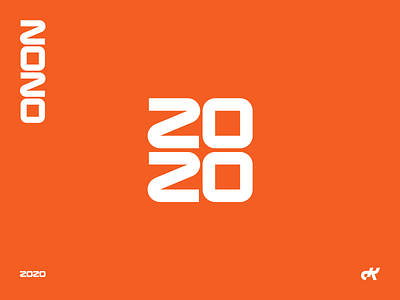 2020 2020 2020 trend freelance designer graphic design graphic designer new year orange typography