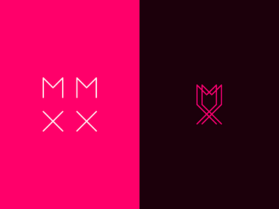 MMXX 2020 brand branding identity logo minimal simple