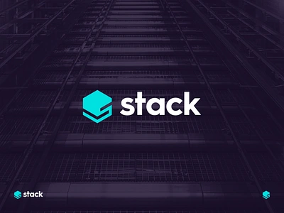 stack branding hexagon identity letter s logo stack tech technology technology stack