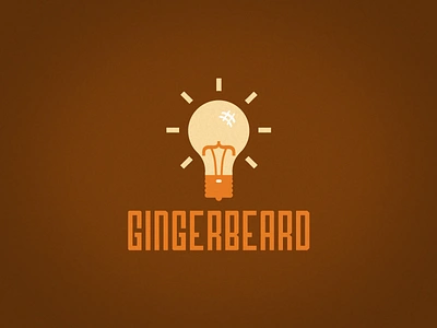 Ginger Beard WIP ascii symbols beard blog branding coding developer facial hair ginger hipster light bulb logo