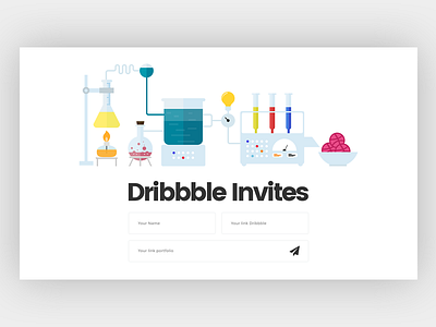 Dribbble Invites creative invite nano shot