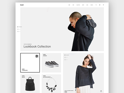 "BETTER" Minimal Shop brand concept creative logo minimalist shop simple trend wordpress