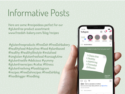 FreeDoh Social Media 2 #epicbrandingchallenge – loreatus bakery branding company branding corporate design epicbrandingchallenge food market freedoh bakery gluten free gluten free graphic design healthy instagram challenge instagram post instagram post design organic food recipes social media social media design socialmedia user engagement