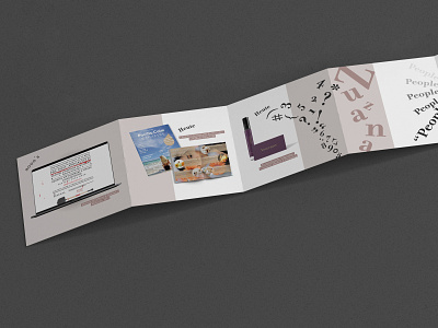 Filosofia font Booklet (back) – School Project