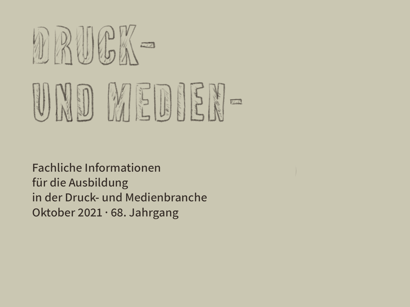 Title Competition Druck- und Medien-Abc – loreatus animation cmyk cover competition cover design design druck und medien graphic design magazine cover print print and media titelgestaltung zfa medien
