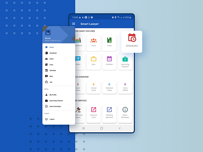 Smart Lawyer advisor attorney business court dashboard design laywer mobile app mobile ui ui