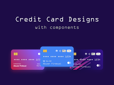 Credit Card Design - Figma bank credit card debit card design figma funds mastercard ui visa
