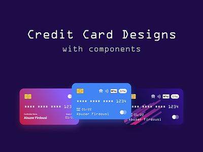 Credit Card Design - Figma