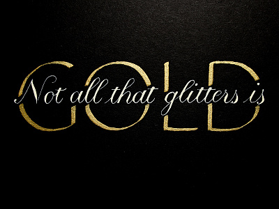 Not all that glitters is by Anna Konyukhova on Dribbble
