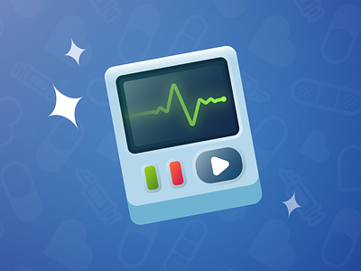 Medicine icon - Cardiograph