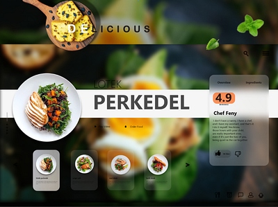 Thai menu landing page. #yahhh! it's actually. adobe photoshop adobexd behance dribble landingpage thai restaurant ui uiuxdesign