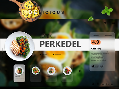 Thai menu landing page. #yahhh! it's actually.