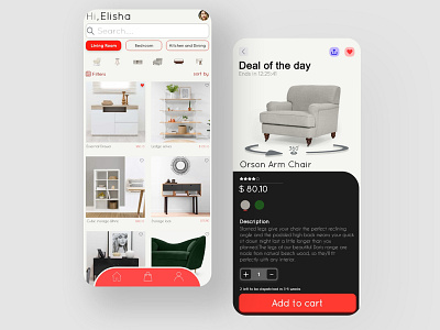 Maynooth furniture App design concept brand brand design brand identity brand identity design design ecommerce app ecommerce design ecommerce shop illustraion mobile design mobile ui mockup uidesign uxdesign