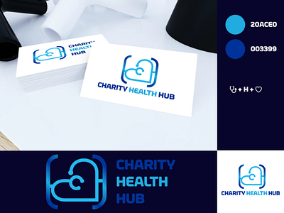 Charity Health Hub Logo creative design figma figmaafrica figmadesign figmalogo health health logo healthcare logo logodesign logodesigns logos