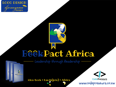 BookPact Africa Logo Design africa africa logo book booklogo books branding charity creative design figma figmadesign logo logodesign logos