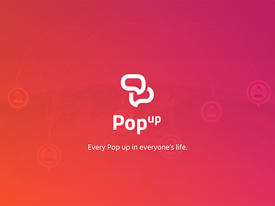 Pop up app design colorful gradient interaction design ios ios design iphone popup social ui user interface ux