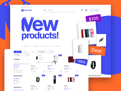 E-commerce service | UX UI online store design