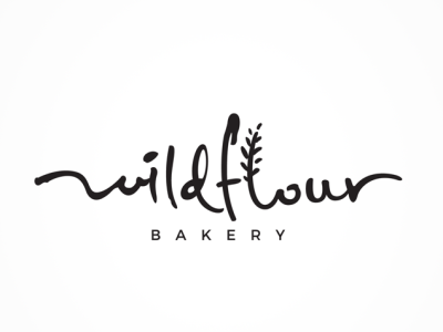 Custom Logo Design for wild flour bakery animation branding design illustration logo logo design logodesign logos webdesign