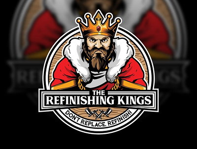 KING CARTOON CHARACTER VECTOR LOGO | Go Logo Now animation branding business logo design design illustration logo logo design logodesign logotype vector webdesign