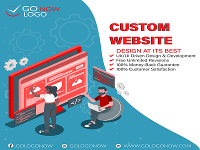Upto 40% Discount On All Our Custom Web Designs. animation app branding design development illustration ui ux web web design website website design