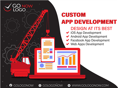 Custom App Development | Avail 40% Off android android app design app app development app development company application brand design branding custom custom app illustration ios ios app design ui ui ux ux