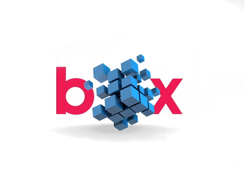 BX 2d 2d animation 2d art 3d 3d animation 3d modeling animated logo animation branding business logo design cube logo cubes design illustration logo design logodesign logos ui ux