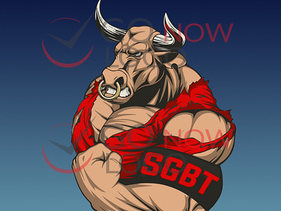 SGBT |Bull Logo Design