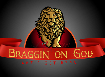 Braggin On God animation brand identity branding business logo business logo design design identity illustration lion logo logo logo design logodesign logotype symbol design ux