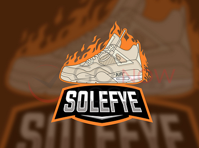 SOLEFYE air animation branding business logo design design illustration logo logo design logodesign nike ui vector