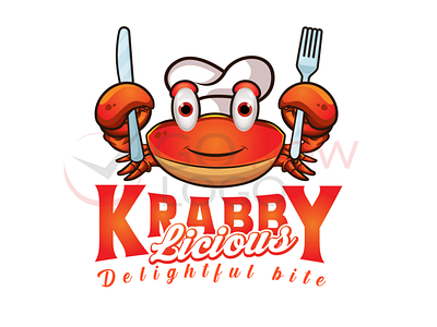 KRABBY animation branding business logo design crab design illustration illustrative logo logo logo design logodesign ui vector