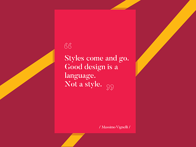 Design Language_Vignelli design massimo style vignelli