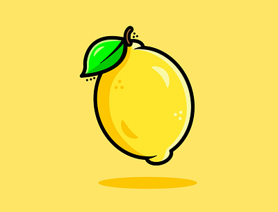 lemon 2023 design flat illustration organic