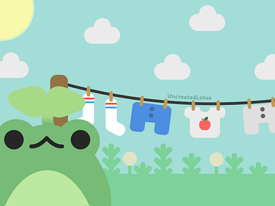 Laundry Frog