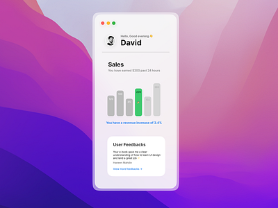 Sales Dashboard UI