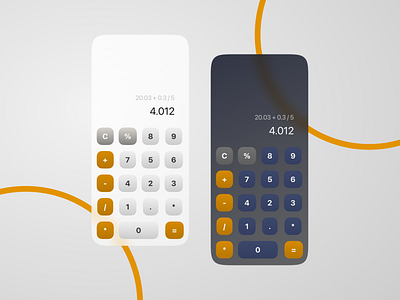 Calculator App UI app branding calculator design developer graphic design ui ux vector