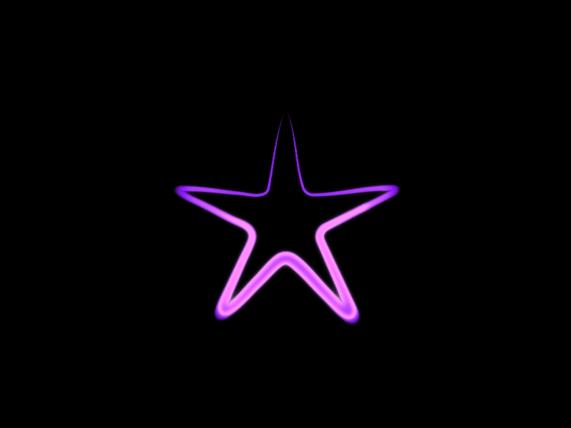 Be A Star 2d animation after effects glow icon loop motion motion graphics star